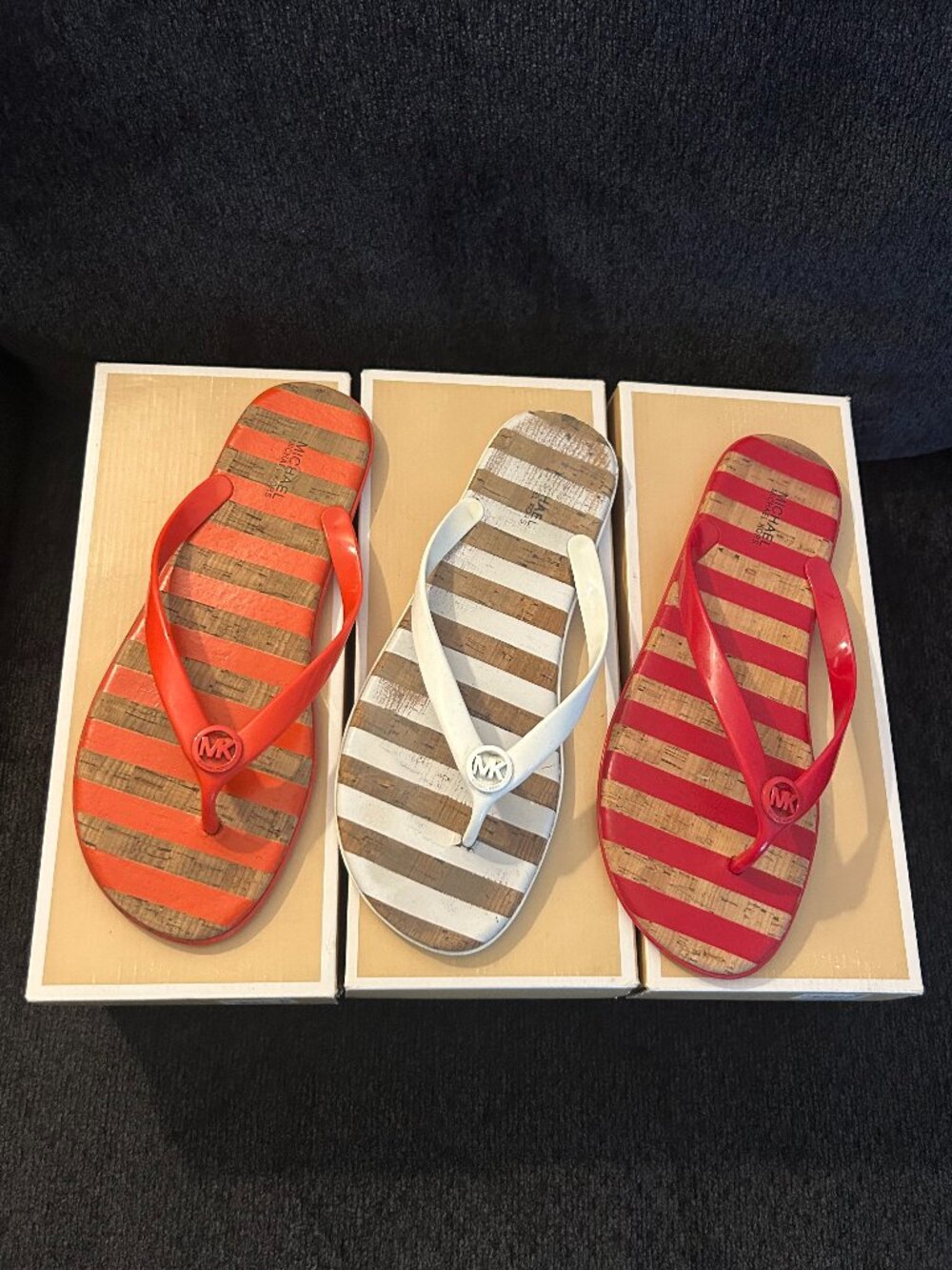 Women Michael Kors Bundle of Flip Flops